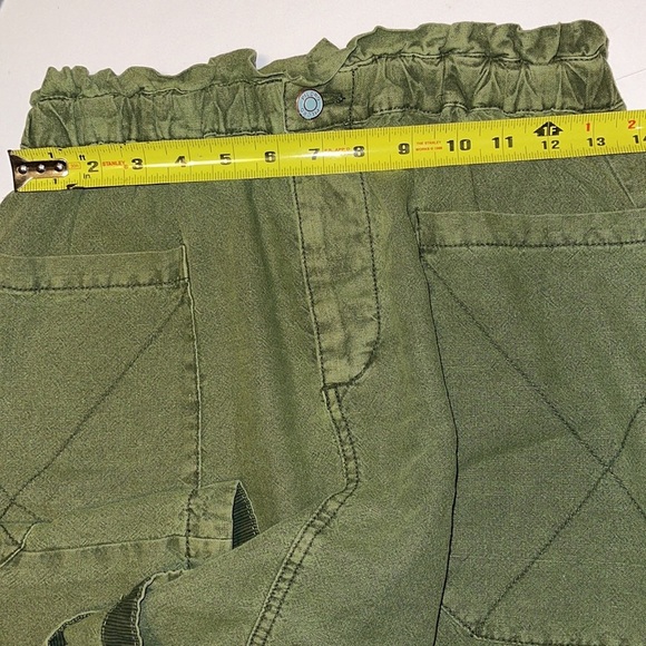 Anthropologie Pilcro Green Linen Blend Skirt - Women’s Size Medium - Picture 13 of 14